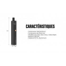 KIT PODSTICK 900MAH 2ML VAPORESSO