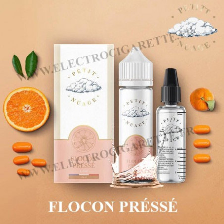 Flocon Préssé - Petit Nuage - ZHC 60 ml avec Fiole Vide 30ml Graduée