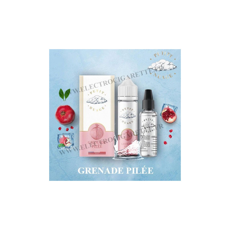 Grenade Pilée - Petit Nuage - ZHC 60 ml avec Fiole Vide 30ml Graduée
