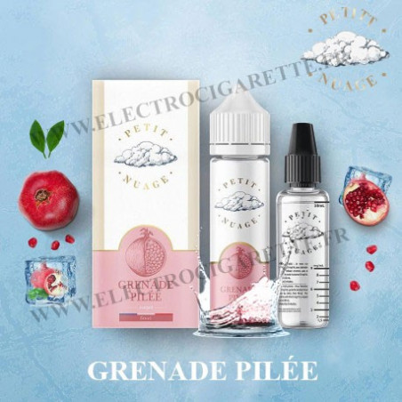 Grenade Pilée - Petit Nuage - ZHC 60 ml avec Fiole Vide 30ml Graduée