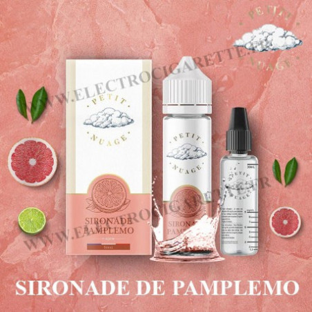 Sironade Pamplemo - Petit Nuage - ZHC 60 ml avec Fiole Vide 30ml Graduée