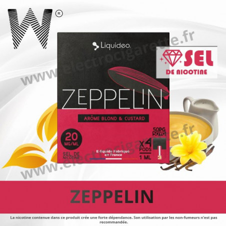 Zeppelin - 4 x Pod 1ml - Wpod Liquideo