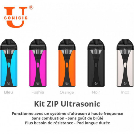 Kit Zip Ultrasonic - 2ml - 1200 mAh - Usonicig - Fonctionne grâce aux ultrasons