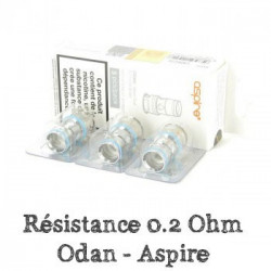 Pack de 3 x résistances Odan - Aspire - 0.3 Ohm