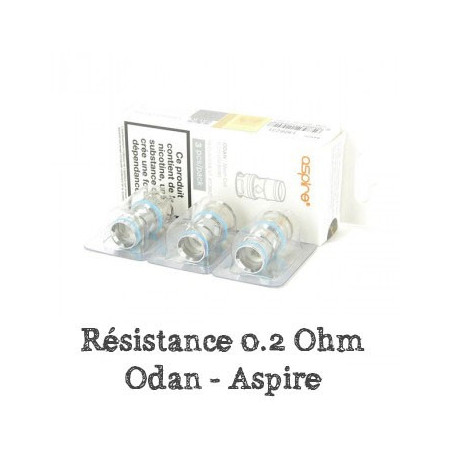 Pack de 3 x résistances Odan - Aspire - 0.3 Ohm
