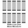 Pack de 10 x Mesh - MechLyfe - Ni80 0.22 Ohm