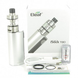 Kit istick T80 3000mah avec clearo Melo 4 D25 4.5ml - Eleaf - Boite