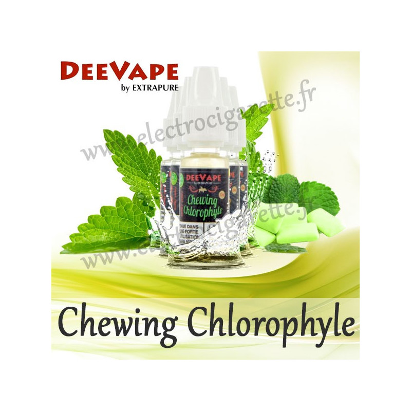 Pack de 5 x Chewing Chlorophylle - Deevape - ExtraPure - 10ml