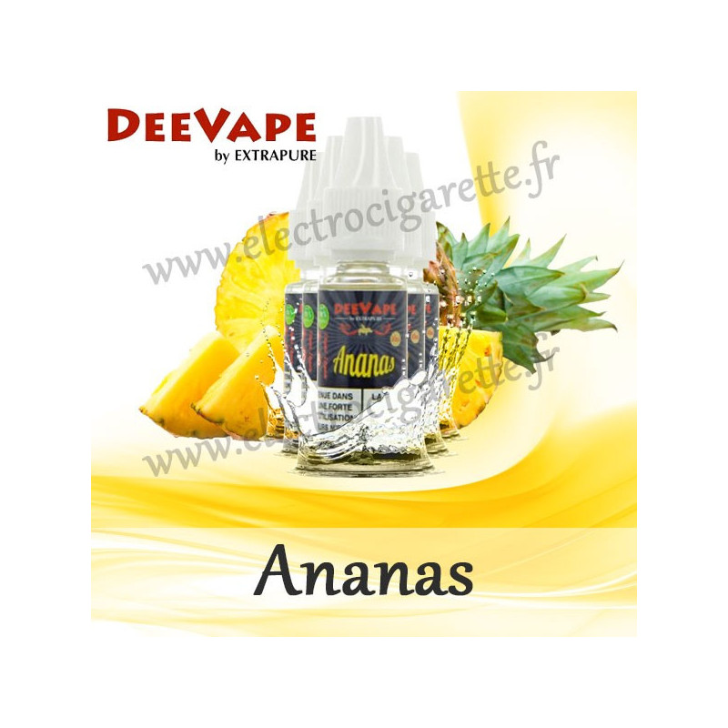 Pack de 5 x Ananas - Deevape - ExtraPure - 10ml
