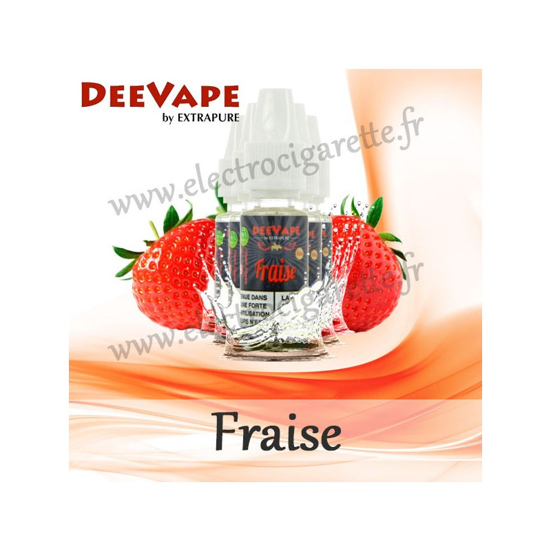 Pack de 5 x Fraise - Deevape - ExtraPure - 10ml