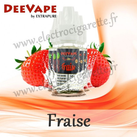 Pack de 5 x Fraise - Deevape - ExtraPure - 10ml