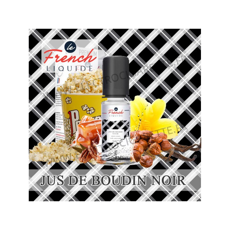 Jus de Boudin Noir - Le French Liquide - 50/50 - 10 ml
