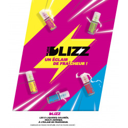 Blue - Dlizz - DLice - 10 ml - Poster toutes les saveurs