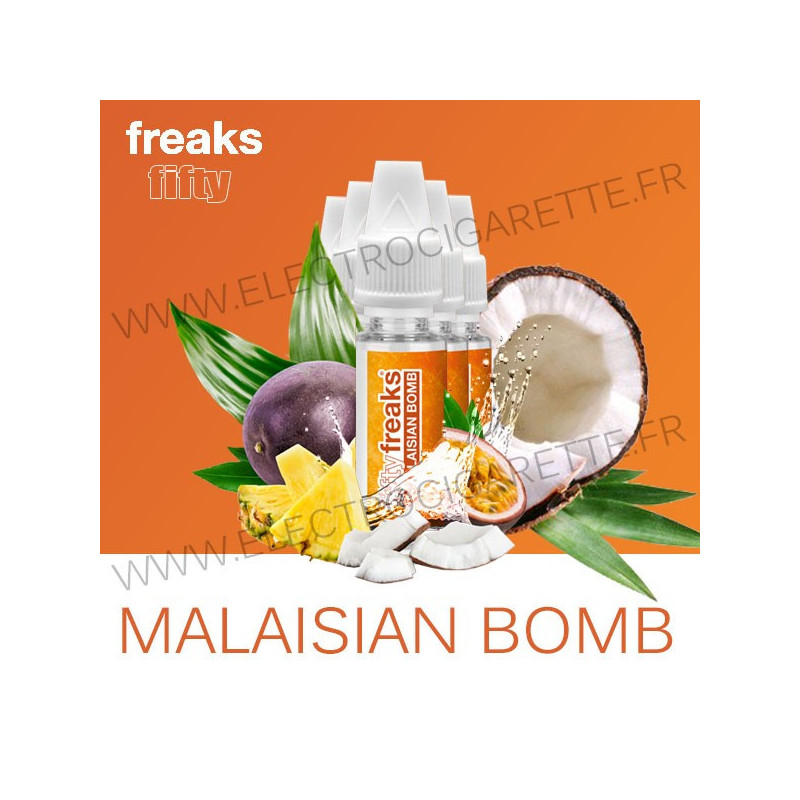 Pack de 5 x Malaisian Bomb - Fifty Freaks - 10 ml