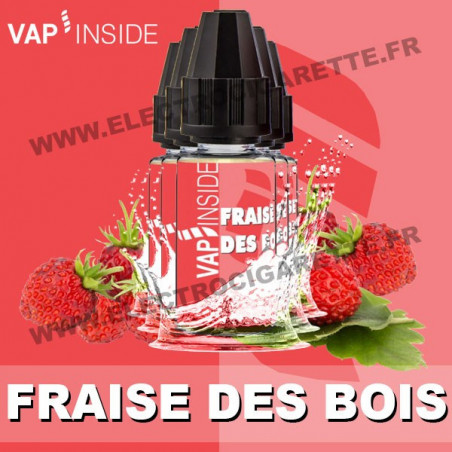 Pack de 5 x Fraise des bois - Vap Inside - 10 ml