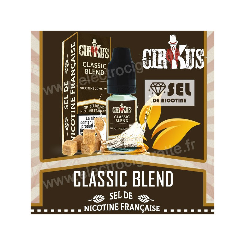 Classic Blend - Sel de Nicotine Française - Cirkus VDLV
