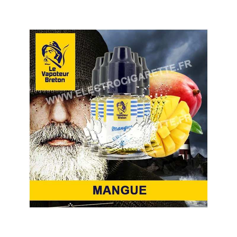 Pack de 5 x Mangue - L'Authentic - Le Vapoteur Breton - 10 ml