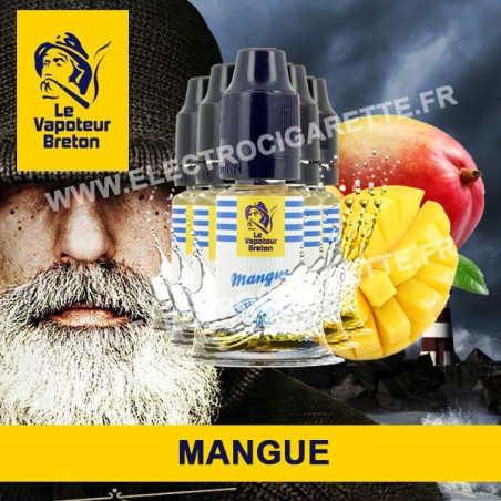 Pack de 5 x Mangue - L'Authentic - Le Vapoteur Breton - 10 ml