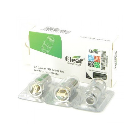 Pack de 3 x résistances EF 0.3ohm Pesso Eleaf