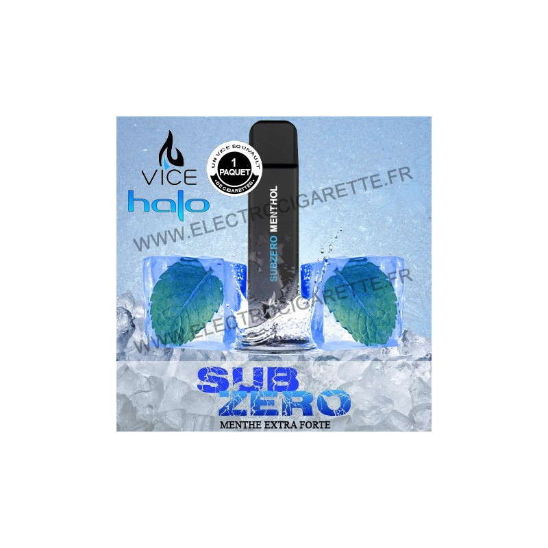 Halo Subzero - 1 x Cigarette jetable Vice