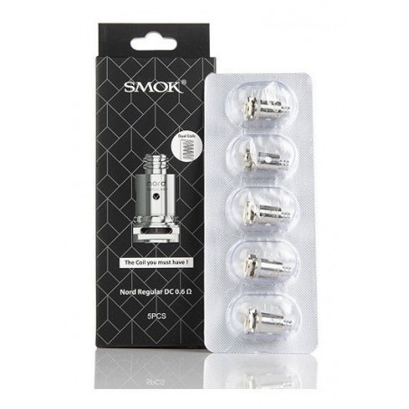 Pack de 5 x résistances Nord DC 0.6ohm Smok