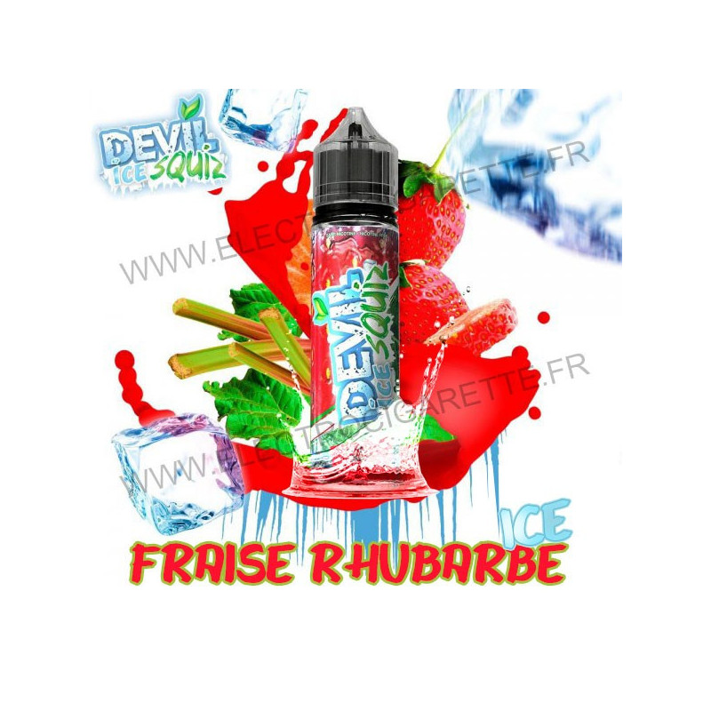 Fraise Rhubarbe Ice - Devil Squiz Ice - Avap - ZHC 50 ml