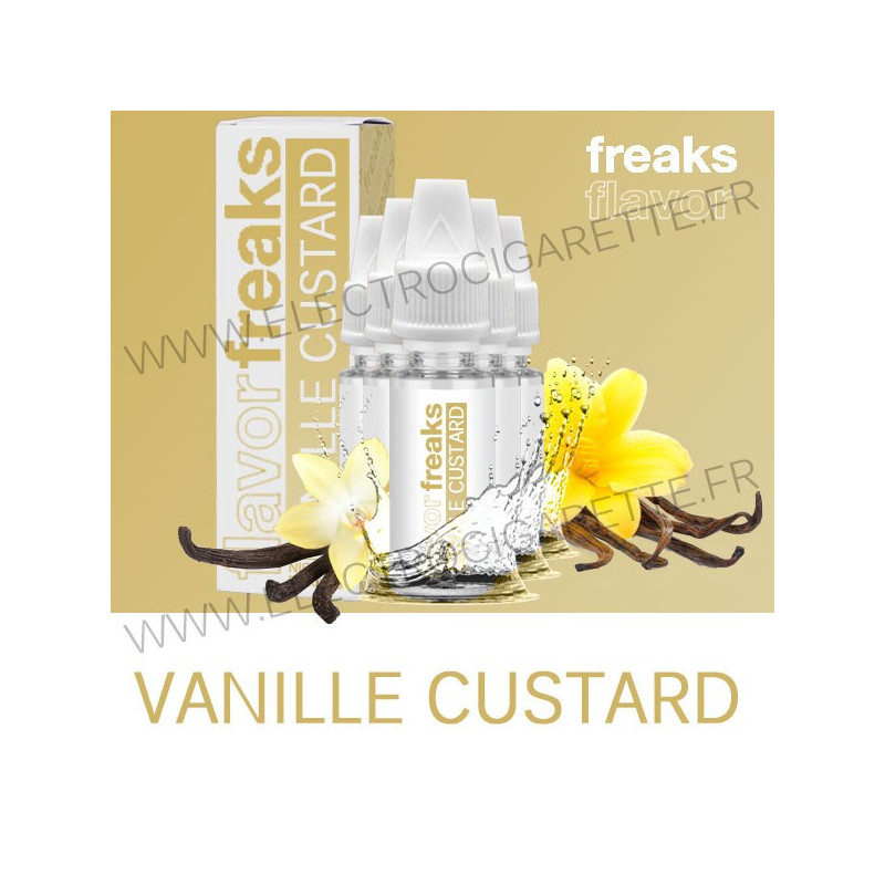 Pack de 5 x Vanille Custard - Freaks - 10 ml
