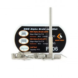 N80 Alpha Braid Coil 2in1 - Geekvape - Contenu