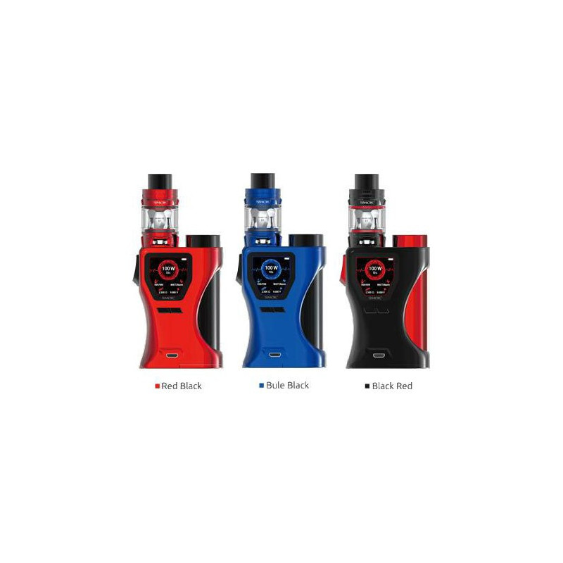 Kit S-Barrel 100w avec TFV8 Baby V2 Smok - Couleurs
