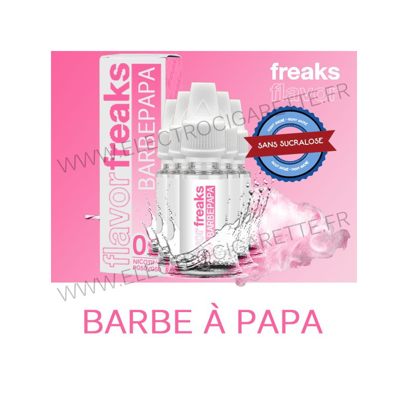 Pack de 5 x BarbePapa - Flavor Freaks - 10 ml