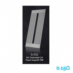 Pack de 10 x Résistances Vandy Vape Résistances Kylin M RTA - KA1 Dual Mesh 0.15 Ohm