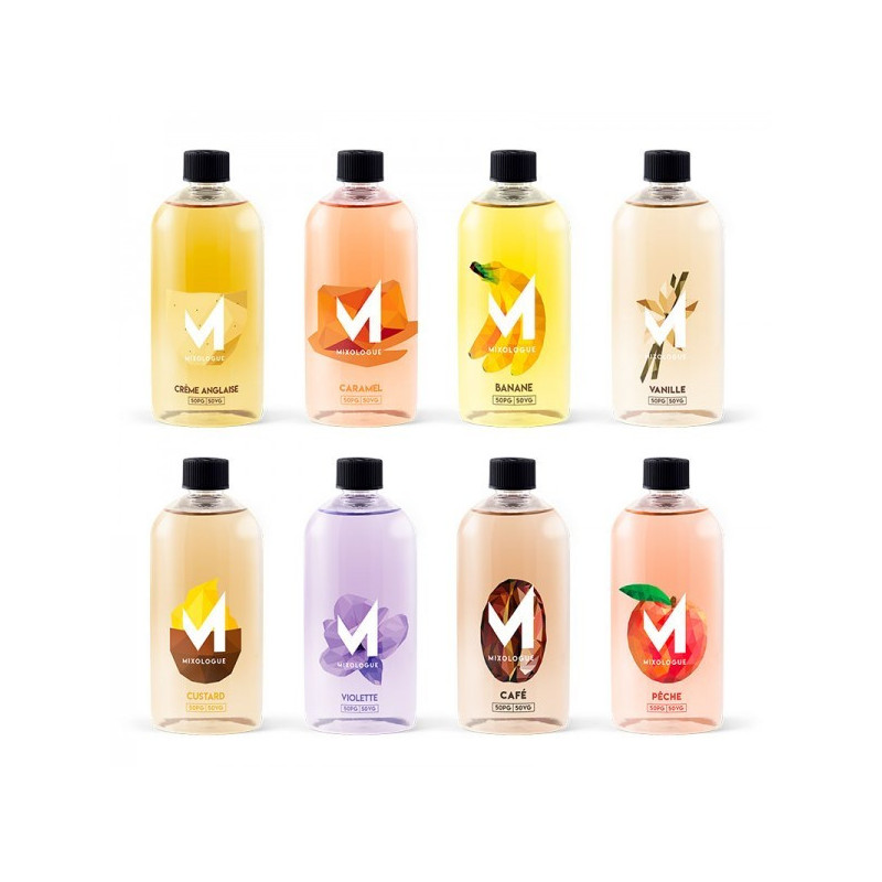 Coffret Gourmand Mixologue - 8 x 30ml 00mg - DiY - Flacons