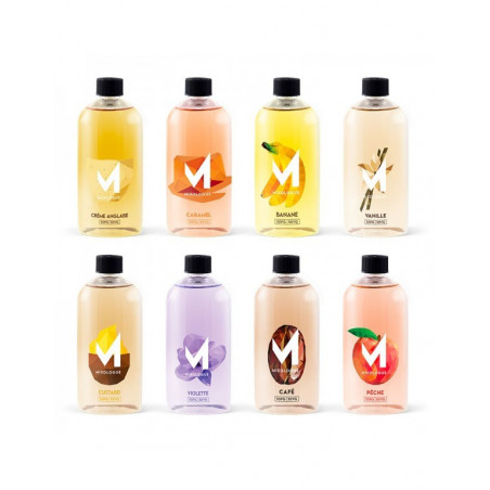 Coffret Gourmand Mixologue - 8 x 30ml 00mg - DiY - Flacons