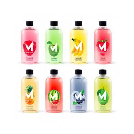Coffret Fruité Mixologue - 8 x 30ml 00mg - DiY - Flacons