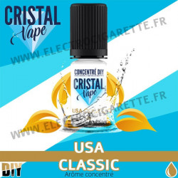 USA Classic - Arôme concentré - Cristal Vapes - 10ml - DiY