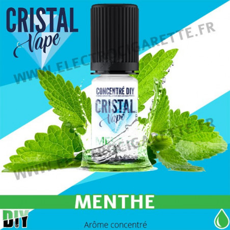 Menthe - Arôme concentré - Cristal Vapes - 10ml - DiY