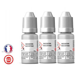 Pack 3 x boosters 10ml pour avoir 4 mg de nicotine pour 100ml