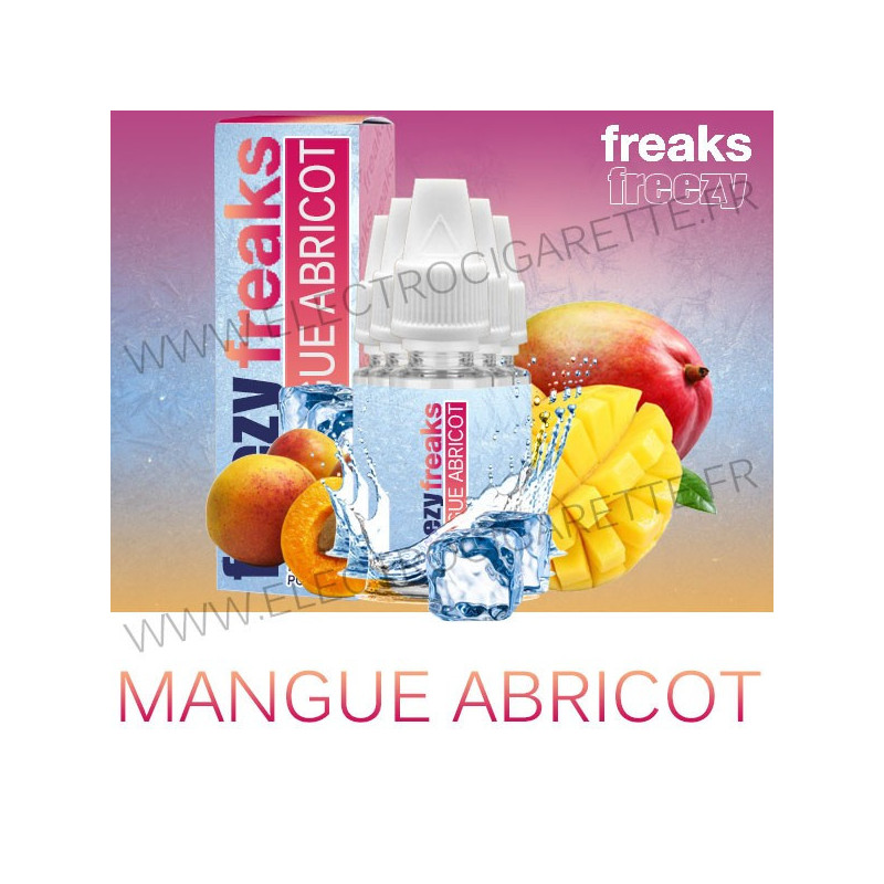 Pack de 5 x Mangue Abricot - Freezy Freaks - 10 ml