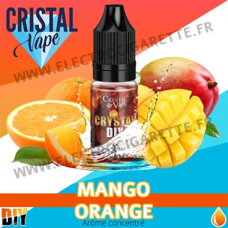 Mango Orange - Arôme concentré - Cristal Vapes - 10ml - DiY