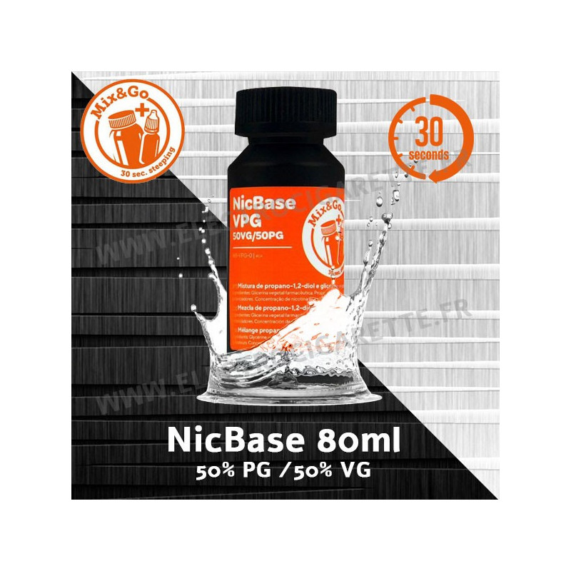 Base - MixandGo - Chemnovatic - 80 ml - 50% PG / 50% VG