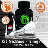 Kit Base - MixandGo - Chemnovatic - 200 ml - 3mg avec 3 boosters - 70% VG / 30% PG