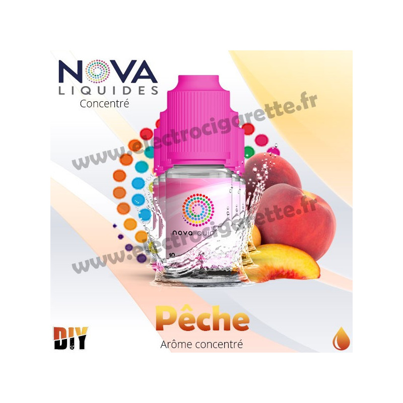 Pêche - Arôme concentré - Nova - 10ml - DiY