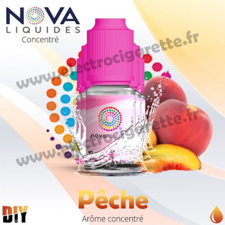 Pêche - Arôme concentré - Nova - 10ml - DiY