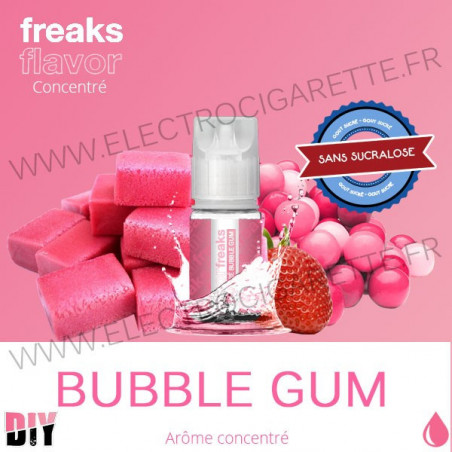 Bubble Gum - Freaks - 30 ml - Arôme concentré DiY - Sans sucralose