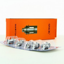 Pack de 5 x résistances Dual 0.6ohm M17 Smok
