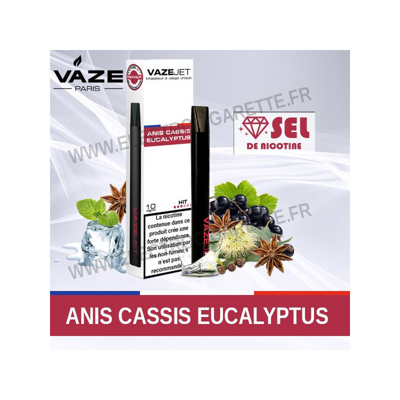Anis Cassis Eucalyptus - VazeJet - Cigarette électronique