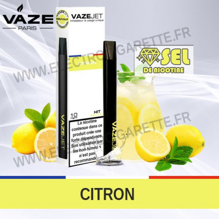 Citron - VazeJet - Cigarette électronique