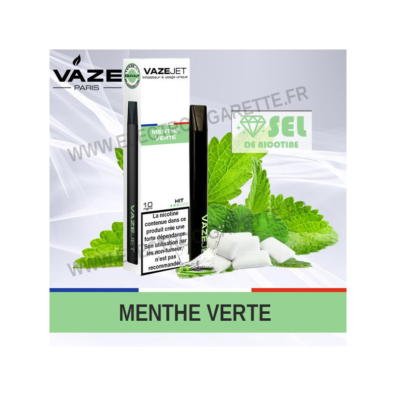 Menthe Verte - VazeJet - Cigarette électronique