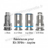 Pack de 5 x résistances BP80 pour 0.17ohm, 0.3ohm, 0.6ohm, 1ohm - Aspire