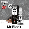 Pack de 5 x Mr Black - Réservoir Freaks - Vampire Vape - 5x10 ml